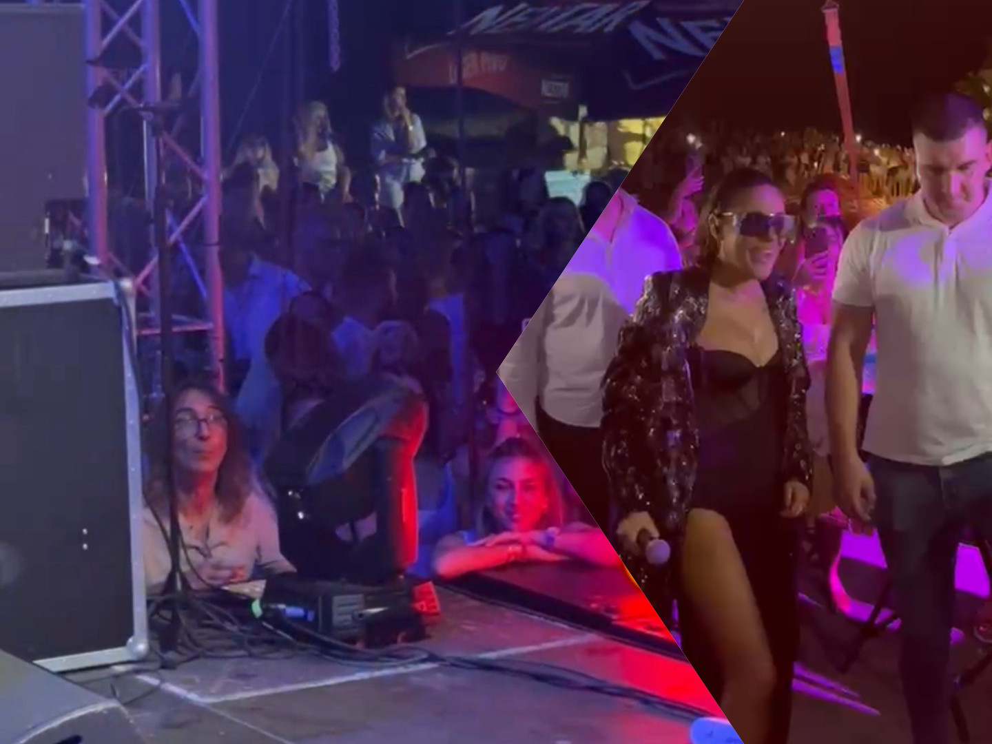 HIT SCENA! RALE KONTROLIŠE SITUACIJU NA KONCERTU ANE NIKOLIĆ! Spektakl u prepunoj tvrđavi Kastel! (Foto/Video)