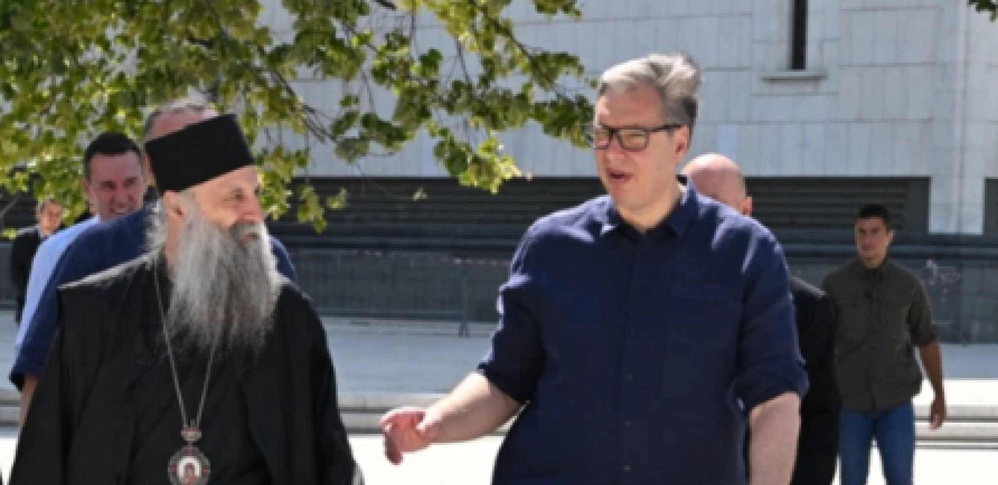 Vučić i Porfirije u Hramu Svetog Save! PREDSEDNIK I PATRIJARH SUSRELI SE SA VAŽNIM GOSTOM