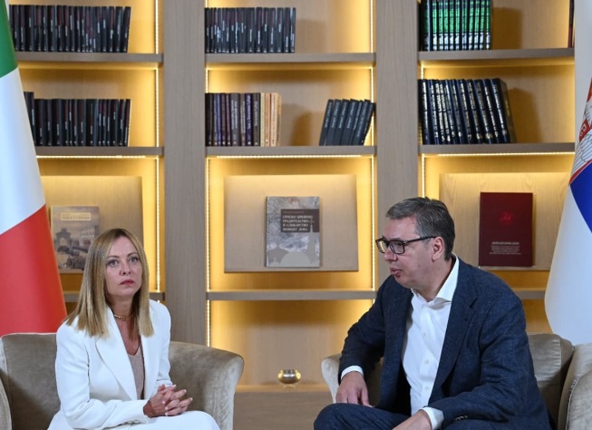 VUČIĆ I MELONI O EXPO 2027: Simbol zajedništva i prijateljstva dve zemlje