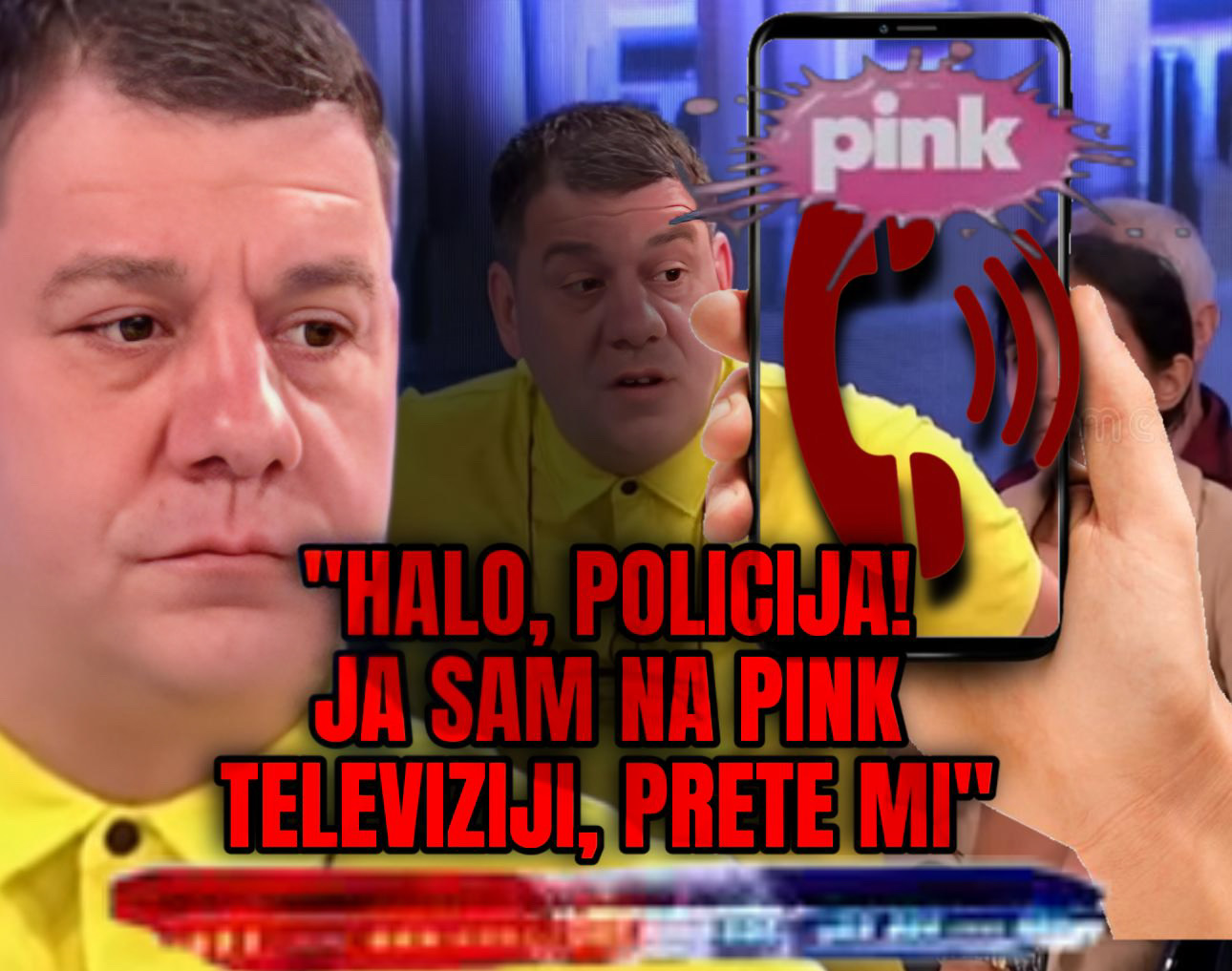 “HALO, POLICIJA, JA SAM NA PINK TELEVIZIJI UŽIVO U EMISIJI I PRETE MI” Ivan Marinković ZOVE U POMOĆ-Produkcija PREKINULA PROGRAM