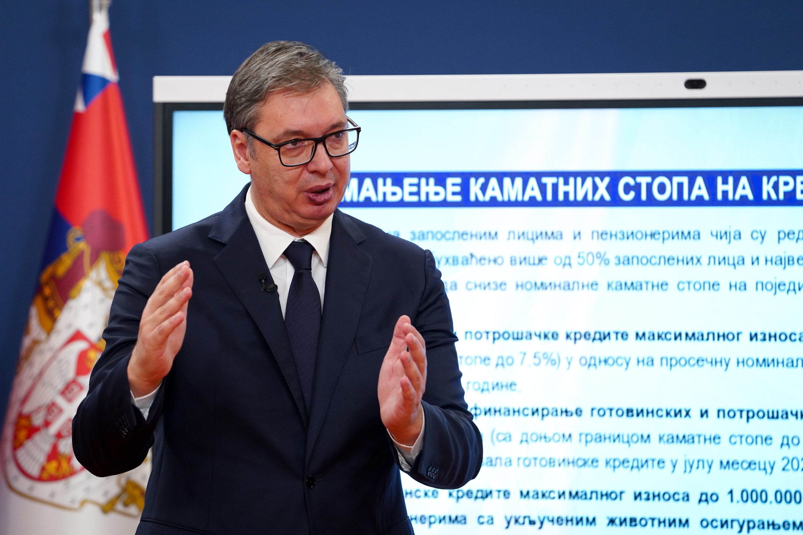 KAMATNE STOPE NIKADA MANJE U ISTORIJI Ovo su svi detalji novih mera za kredite koje je predstavio predsednik Vučić