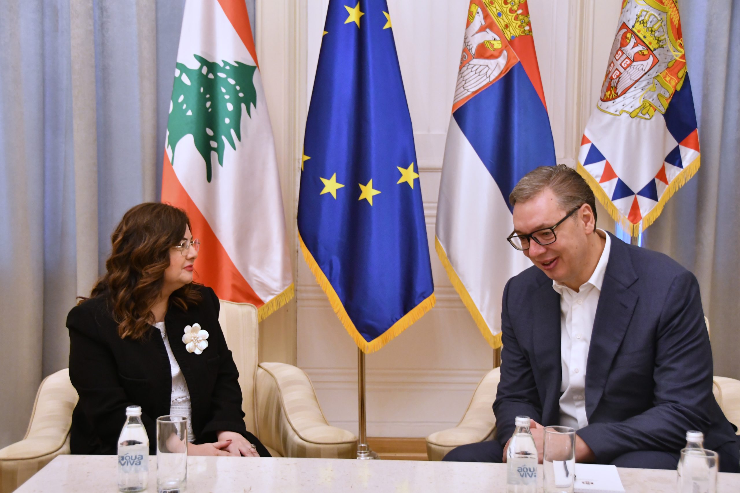 Vučić primio ambasadorku Libana u oproštajnu posetu! „Vaše ime ostaje zapisano u knjizi iskrenih prijatelja naše zemlje“