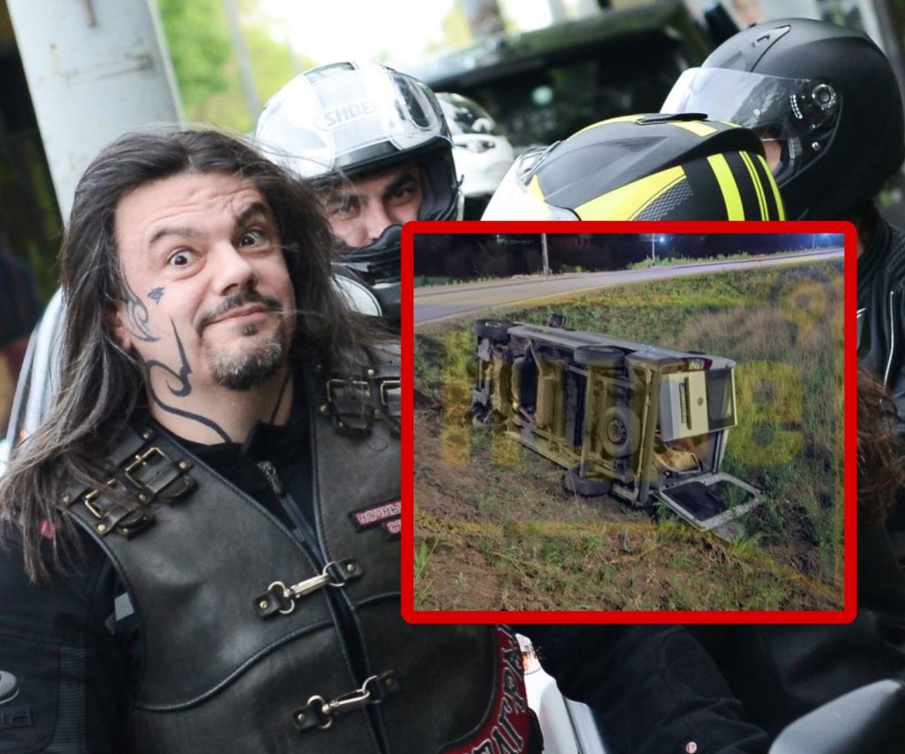 STRAVIČNA SAOBRAĆAJNA NESREĆA! Kombi sa ekipom „Amadeus Benda“ se survao u jarak! DETALJI SA LICA MESTA!