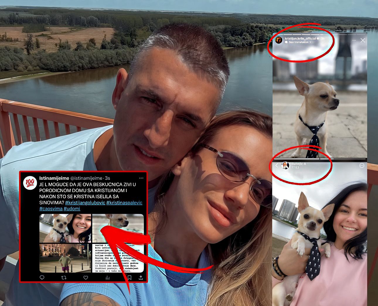 ISPLIVALE FOTOGRAFIJE: Kristijan Golubović USELIO NOVU DEVOJKU, KRISTINA SA DECOM ZAVRŠILA NA ULICI? Oglasila se za HYPE TV