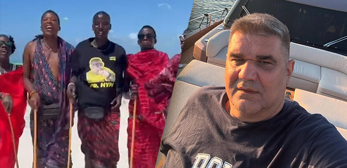 SVI ZNAJU KO JE SAŠA MIRKOVIĆ! Viralan video se deli mrežama! Afroamerikanac nosi majicu na kojoj je direktor Hype imperije
