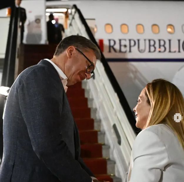 Đorđa Meloni: Sa predsednikom Srbije razgovarala sam o jačanju saradnje dve zemlje