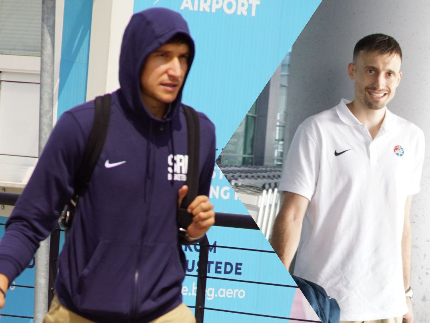 HYPE PAPARAZZO! Avramović i Bogdanović stigli u Beograd nakon pobede u Minhenu: Bogdan se krio, Aleksa nije skidao osmeh!