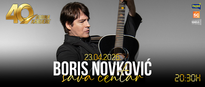 Koncert Boris Novkovića! Sava centar
