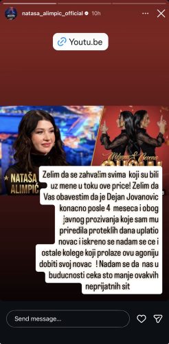 Foto:Instagram/Natasa Alimpic