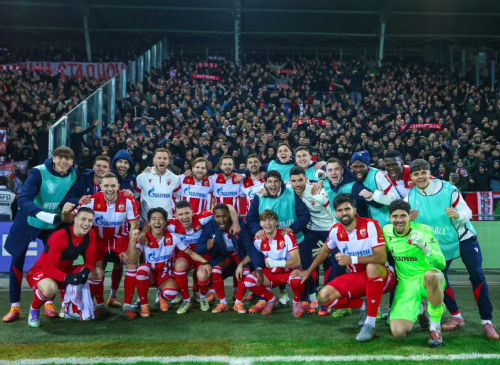Crvena zvezda Liga Evrope tabela