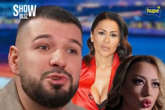 Boris Stjepanović, Sandra Rešić, Mina Kostić foto: ATA images, hype tv/Showbliz