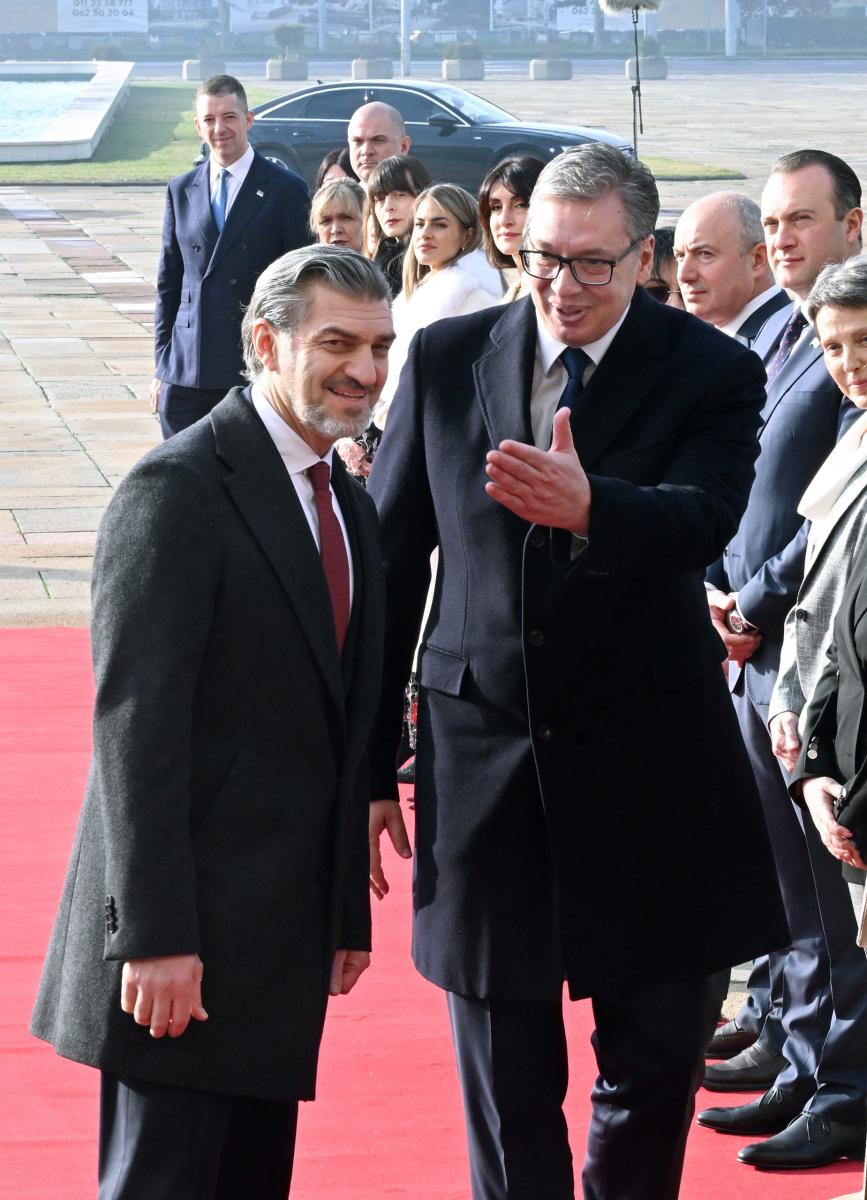 Aleksandar Vučić i predsednik Gruzije