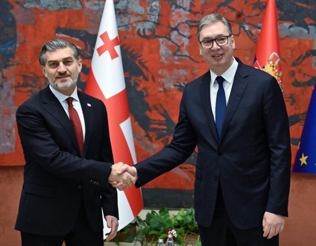 Aleksandar Vučić i predsednik Gruzije