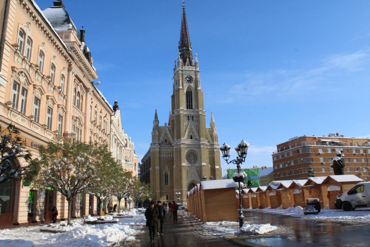 Požar u crkvi u Novom Sadu